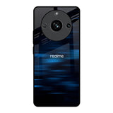 Blue Rough Abstract Realme 11 Pro 5G Glass Back Cover Online