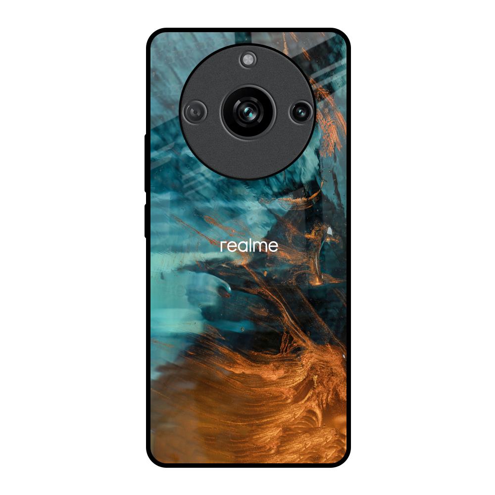 Golden Splash Realme 11 Pro 5G Glass Back Cover Online