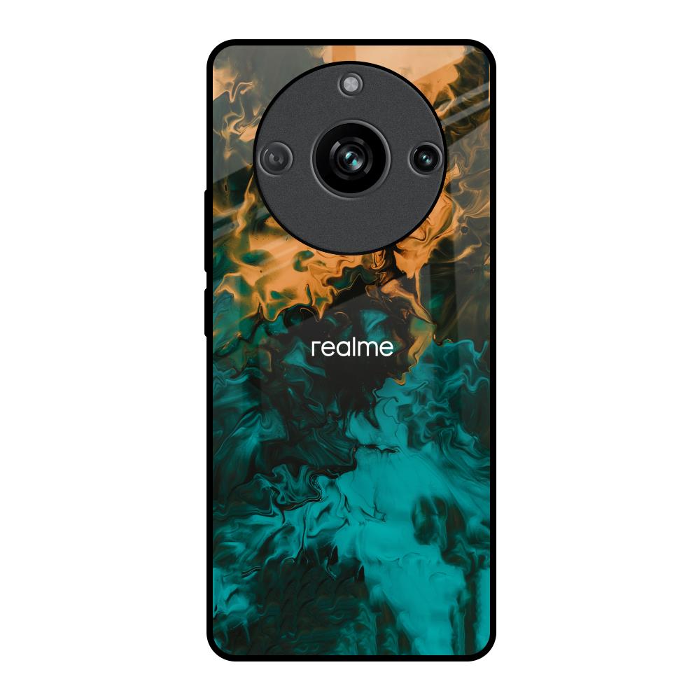 Watercolor Wave Realme 11 Pro 5G Glass Back Cover Online