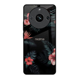 Tropical Art Flower Realme 11 Pro 5G Glass Back Cover Online