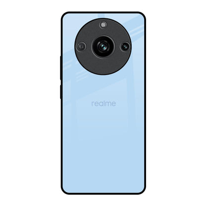 Pastel Sky Blue Realme 11 Pro 5G Glass Back Cover Online