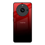 Maroon Faded Realme 11 Pro 5G Glass Back Cover Online