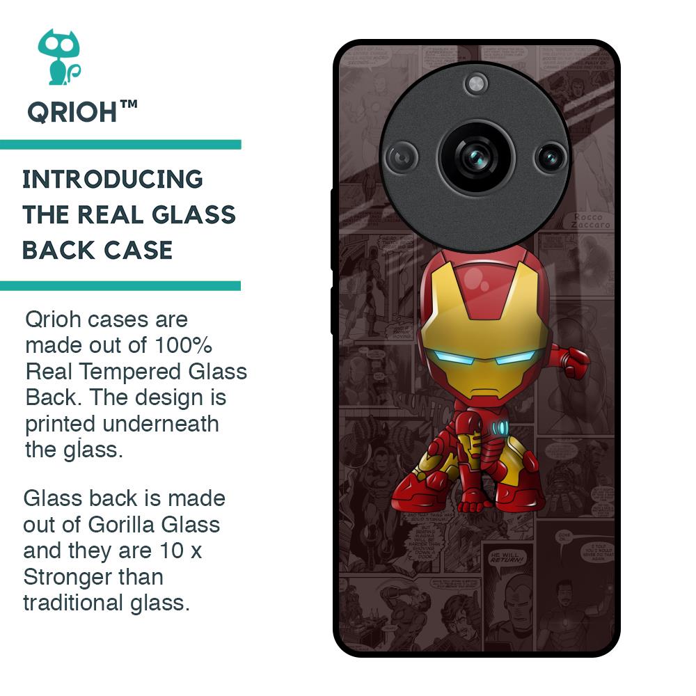 Angry Baby Super Hero Glass Case for Realme 11 Pro 5G