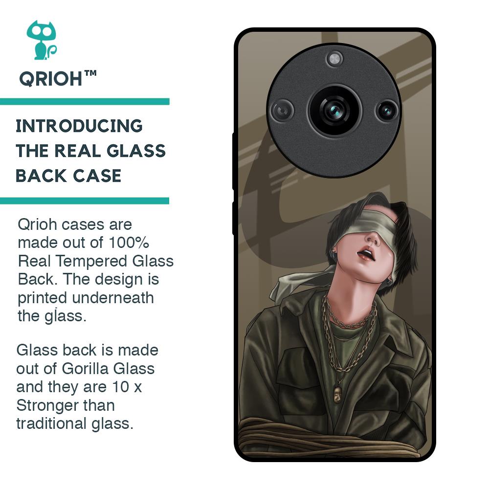 Blind Fold Glass Case for Realme 11 Pro 5G