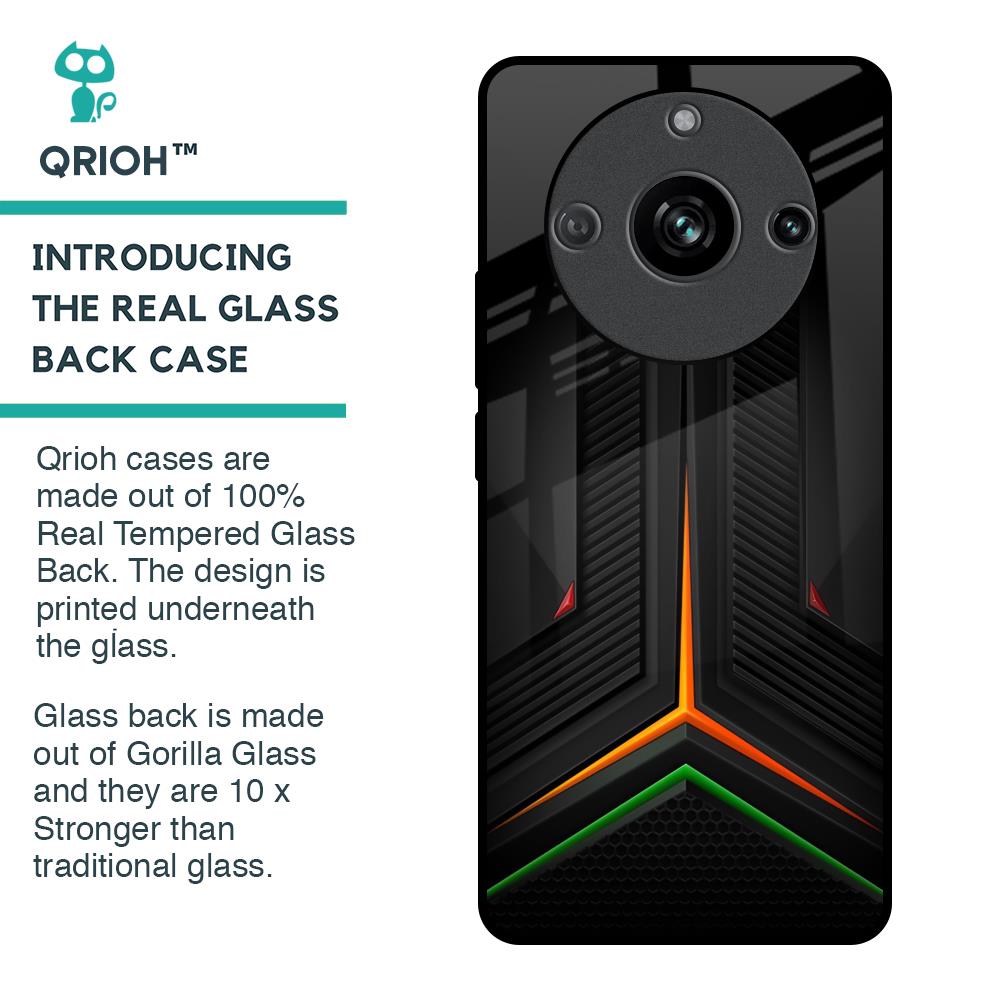 Modern Ultra Chevron Glass Case for Realme 11 Pro 5G