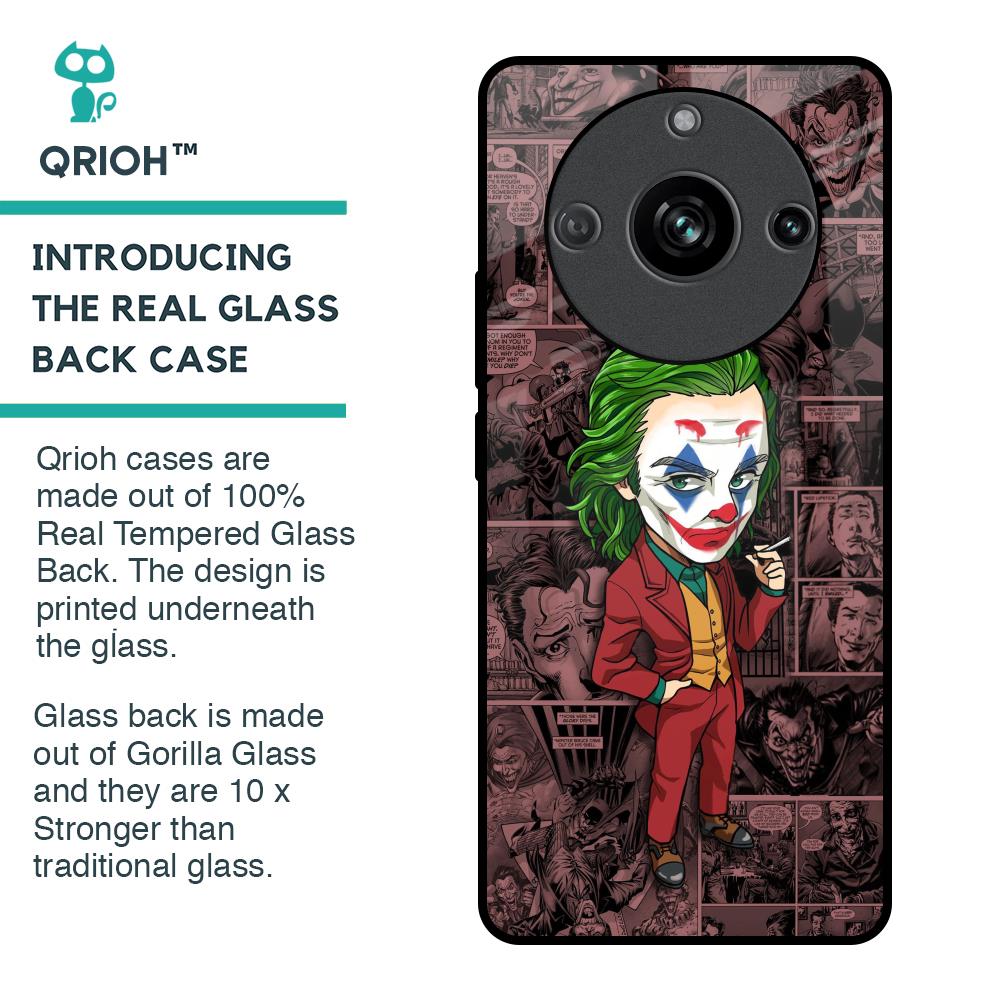 Joker Cartoon Glass Case for Realme 11 Pro 5G