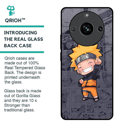 Orange Chubby Glass Case for Realme 11 Pro 5G