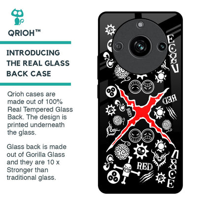 Red Zone Glass Case for Realme 11 Pro 5G