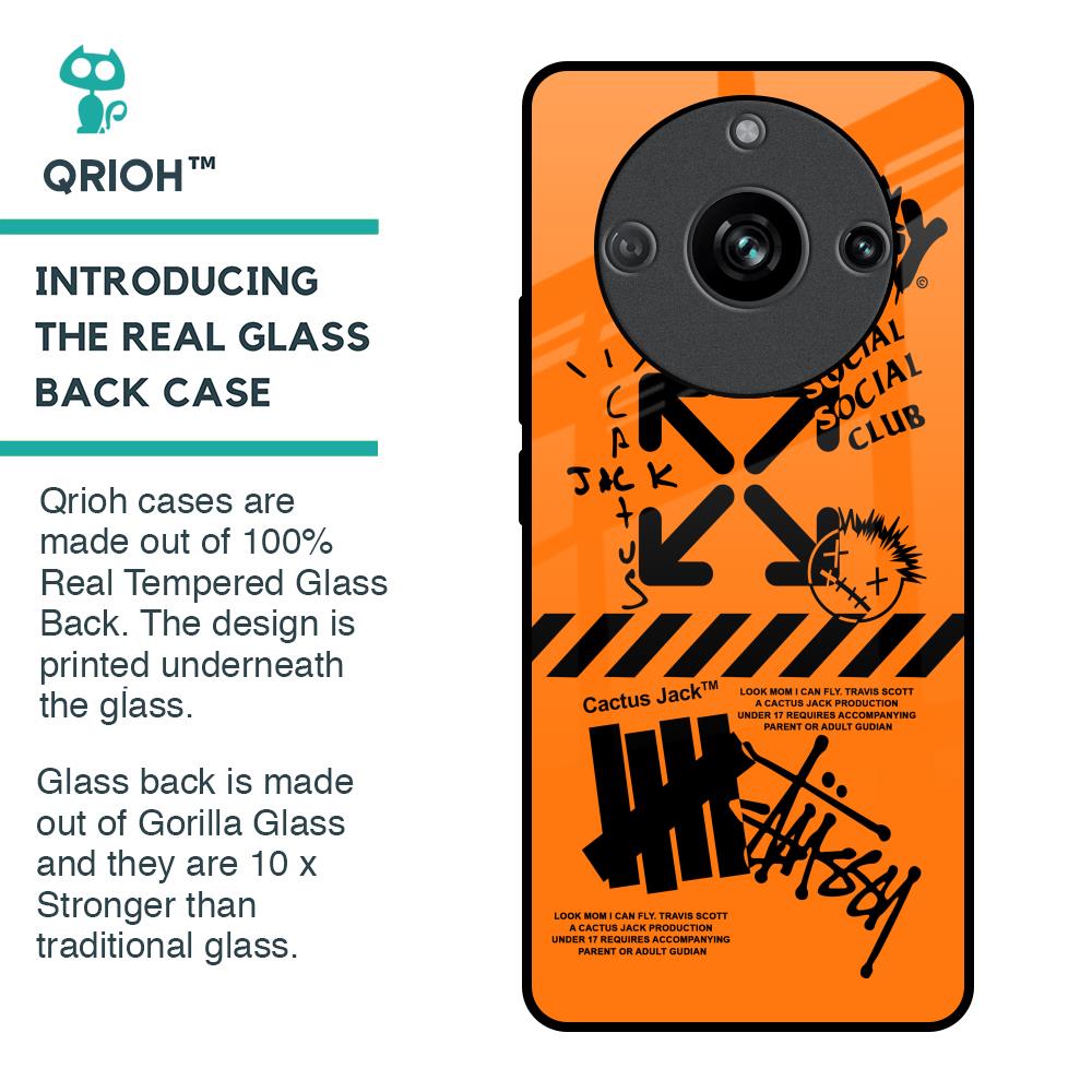 Anti Social Club Glass Case for Realme 11 Pro 5G