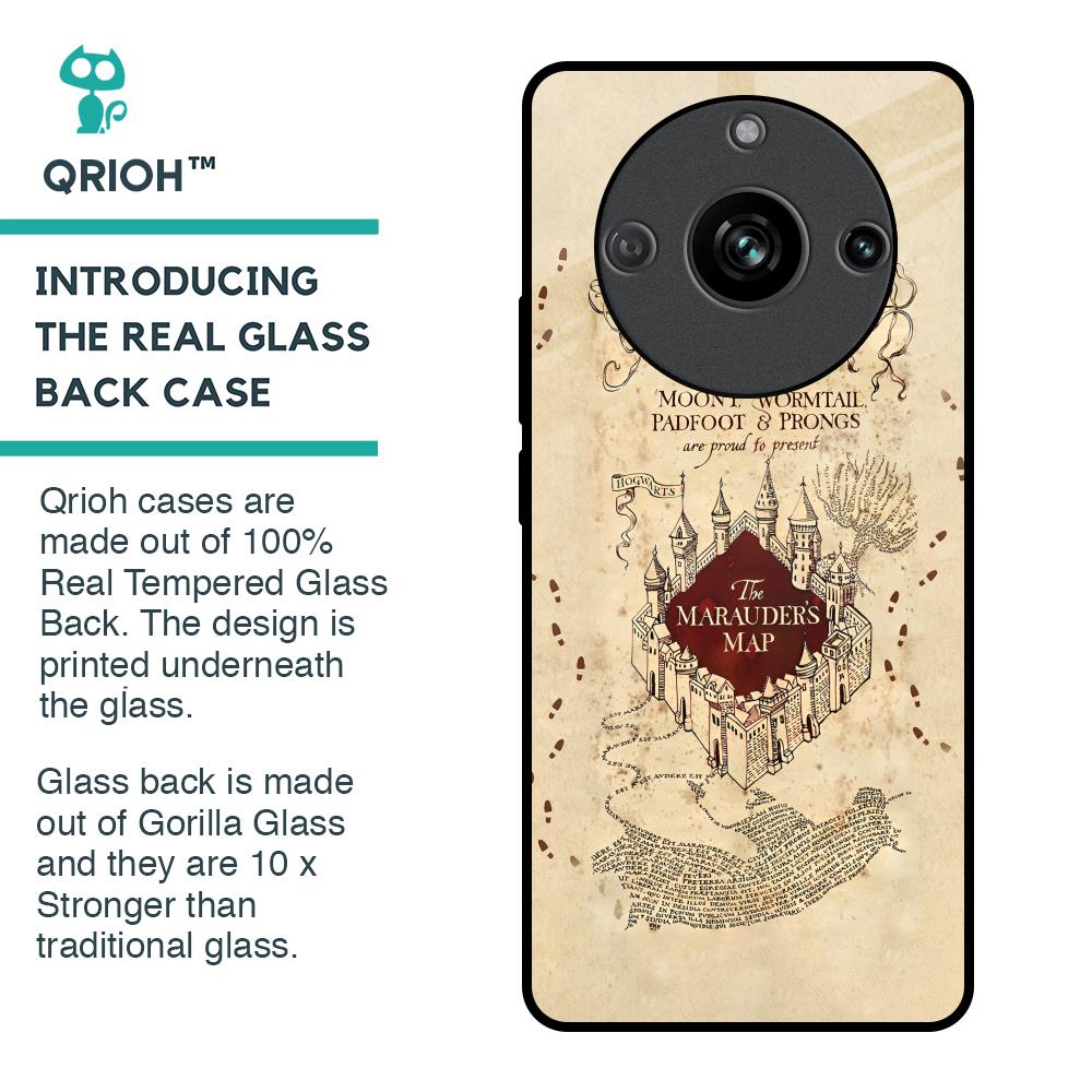 Magical Map Glass Case for Realme 11 Pro 5G