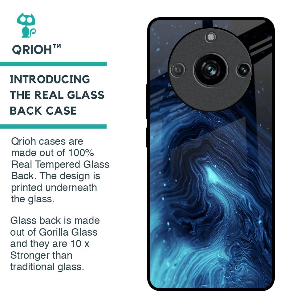 Dazzling Ocean Gradient Glass Case For Realme 11 Pro 5G