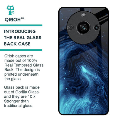 Dazzling Ocean Gradient Glass Case For Realme 11 Pro 5G
