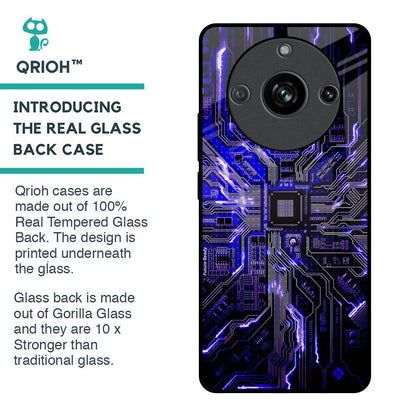 Techno Color Pattern Glass Case For Realme 11 Pro 5G