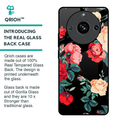 Floral Bunch Glass Case For Realme 11 Pro 5G