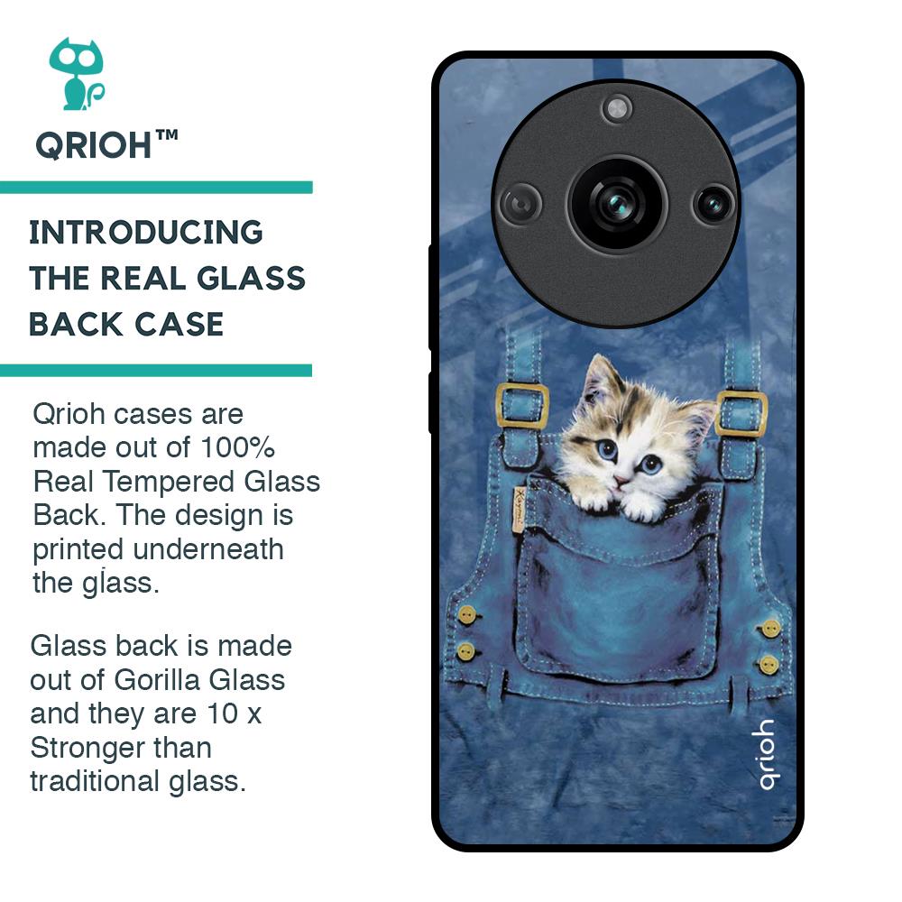 Kitty In Pocket Glass Case For Realme 11 Pro 5G