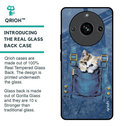 Kitty In Pocket Glass Case For Realme 11 Pro 5G