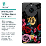 Floral Decorative Glass Case For Realme 11 Pro 5G
