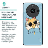 Adorable Cute Kitty Glass Case For Realme 11 Pro 5G