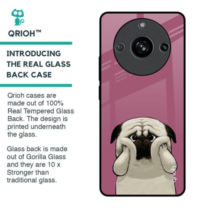 Funny Pug Face Glass Case For Realme 11 Pro 5G