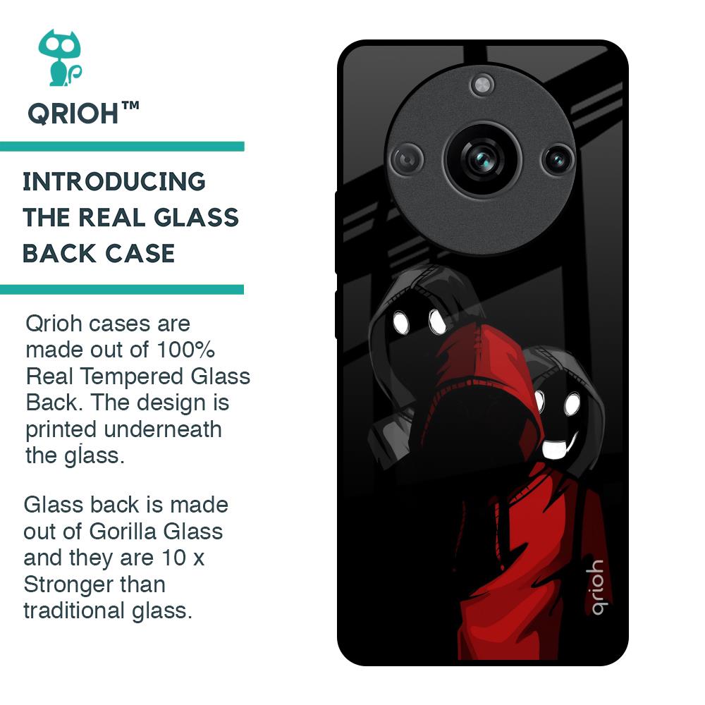 Shadow Character Glass Case for Realme 11 Pro 5G