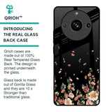 Floating Floral Print Glass Case for Realme 11 Pro 5G