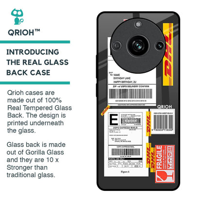 Cool Barcode Label Glass Case For Realme 11 Pro 5G