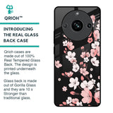 Black Cherry Blossom Glass Case for Realme 11 Pro 5G