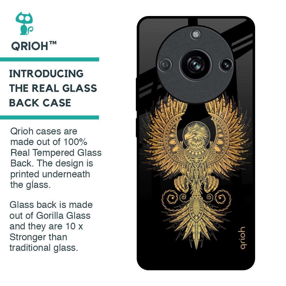 Mythical Phoenix Art Glass Case for Realme 11 Pro 5G