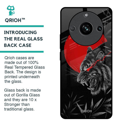 Red Moon Tiger Glass Case for Realme 11 Pro 5G