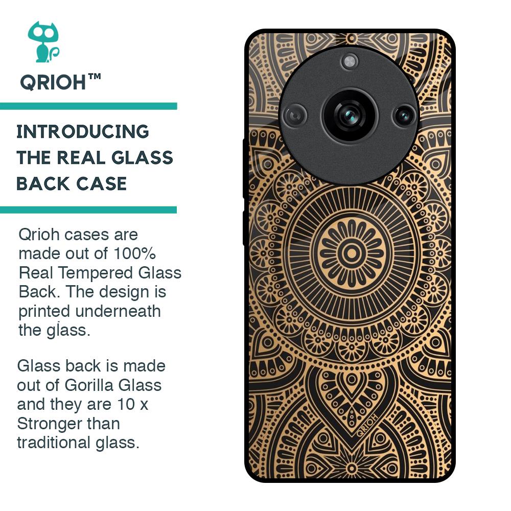 Luxury Mandala Glass Case for Realme 11 Pro 5G