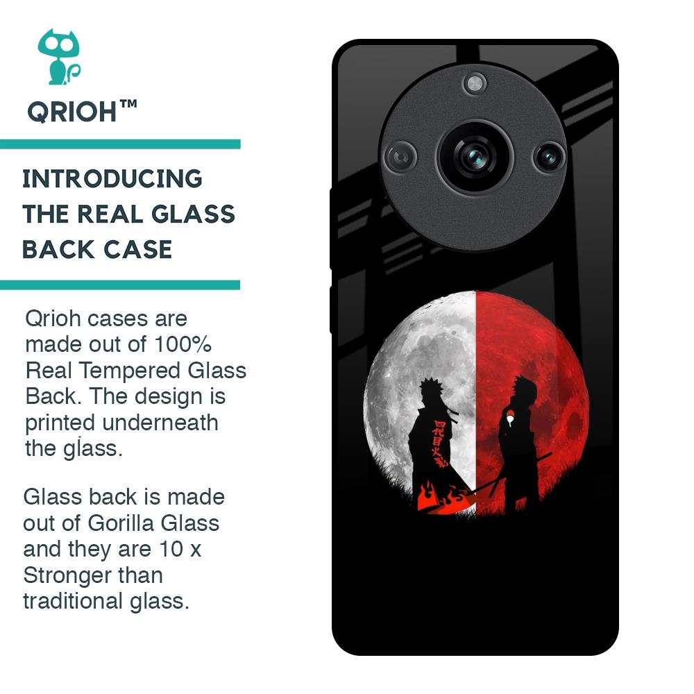 Anime Red Moon Glass Case for Realme 11 Pro 5G