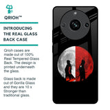 Anime Red Moon Glass Case for Realme 11 Pro 5G
