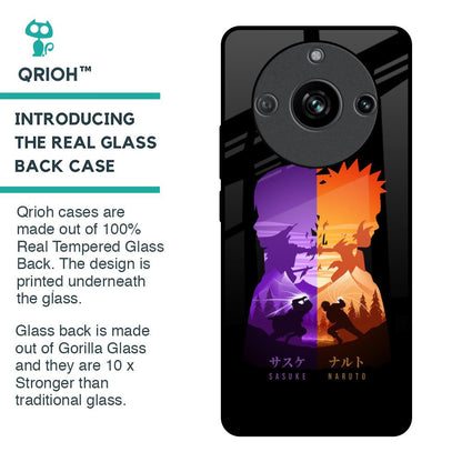 Minimalist Anime Glass Case for Realme 11 Pro 5G