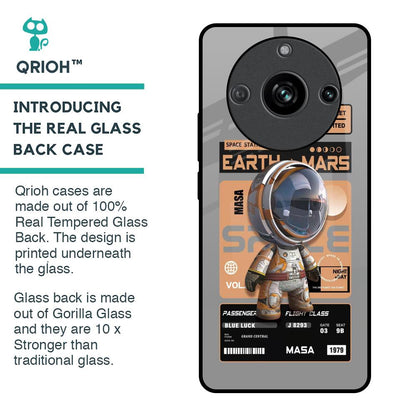 Space Ticket Glass Case for Realme 11 Pro 5G