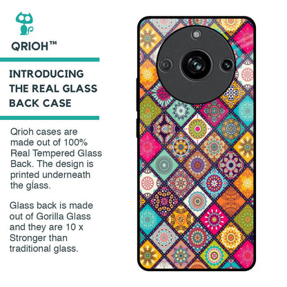 Multicolor Mandala Glass Case for Realme 11 Pro 5G