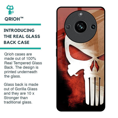 Red Skull Glass Case for Realme 11 Pro 5G