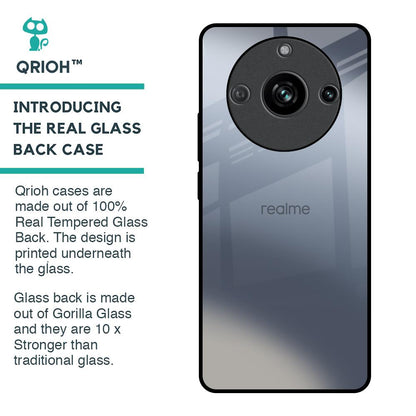 Space Grey Gradient Glass Case for Realme 11 Pro 5G