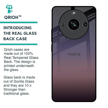 Grey Ombre Glass Case for Realme 11 Pro 5G