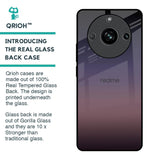 Grey Ombre Glass Case for Realme 11 Pro 5G