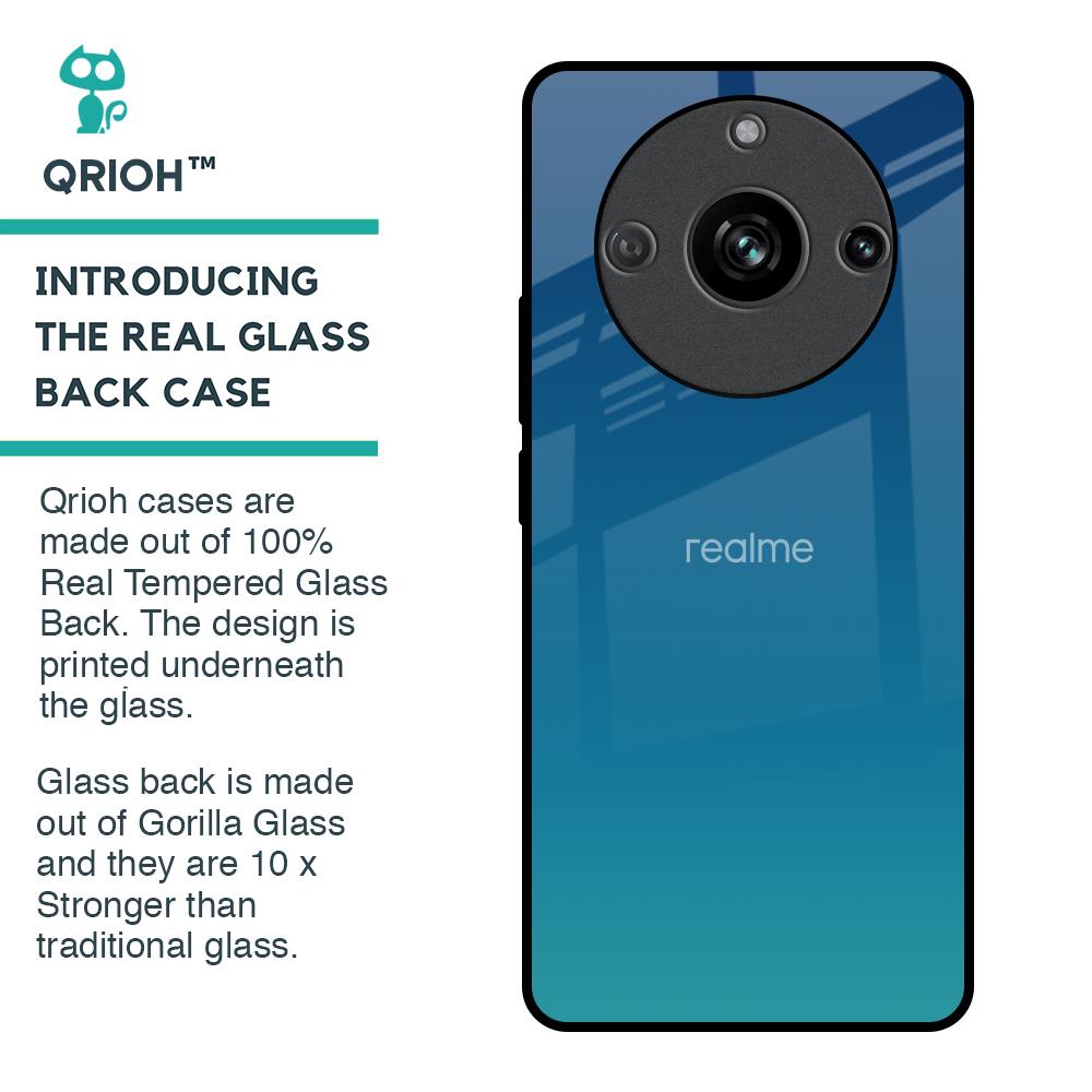 Celestial Blue Glass Case For Realme 11 Pro 5G