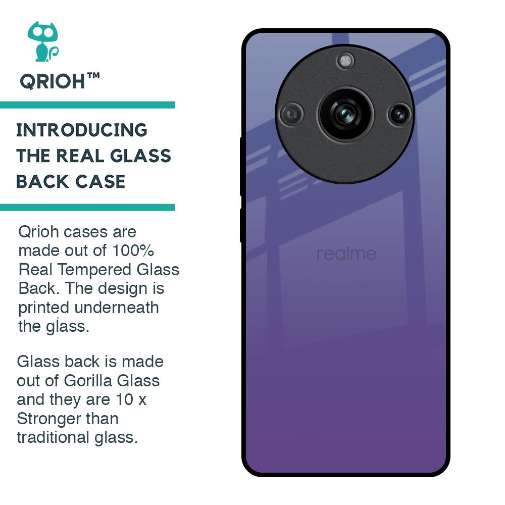 Indigo Pastel Glass Case For Realme 11 Pro 5G