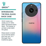 Blue & Pink Ombre Glass case for Realme 11 Pro 5G