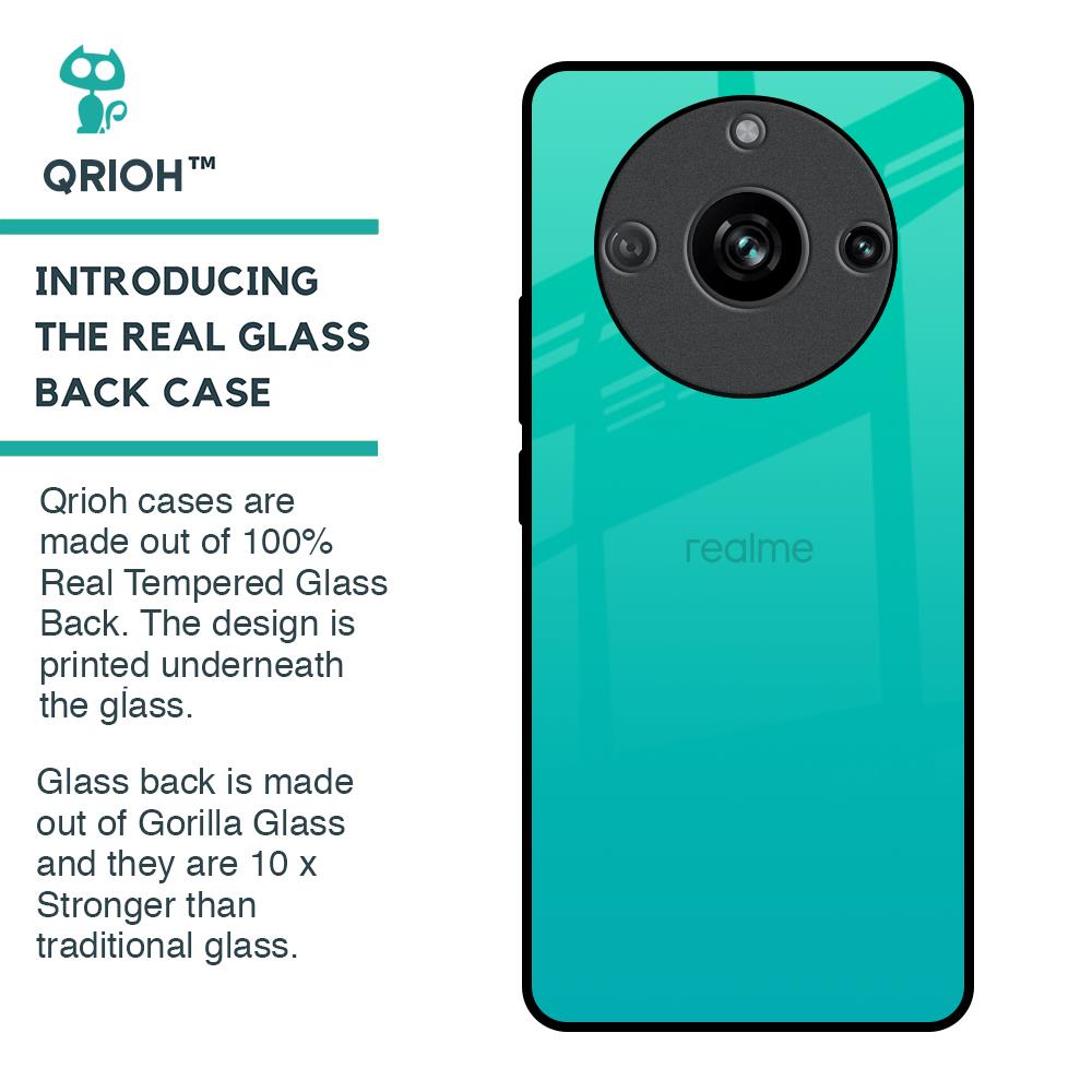 Cuba Blue Glass Case For Realme 11 Pro 5G