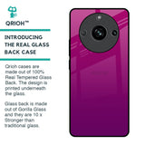 Magenta Gradient Glass Case For Realme 11 Pro 5G