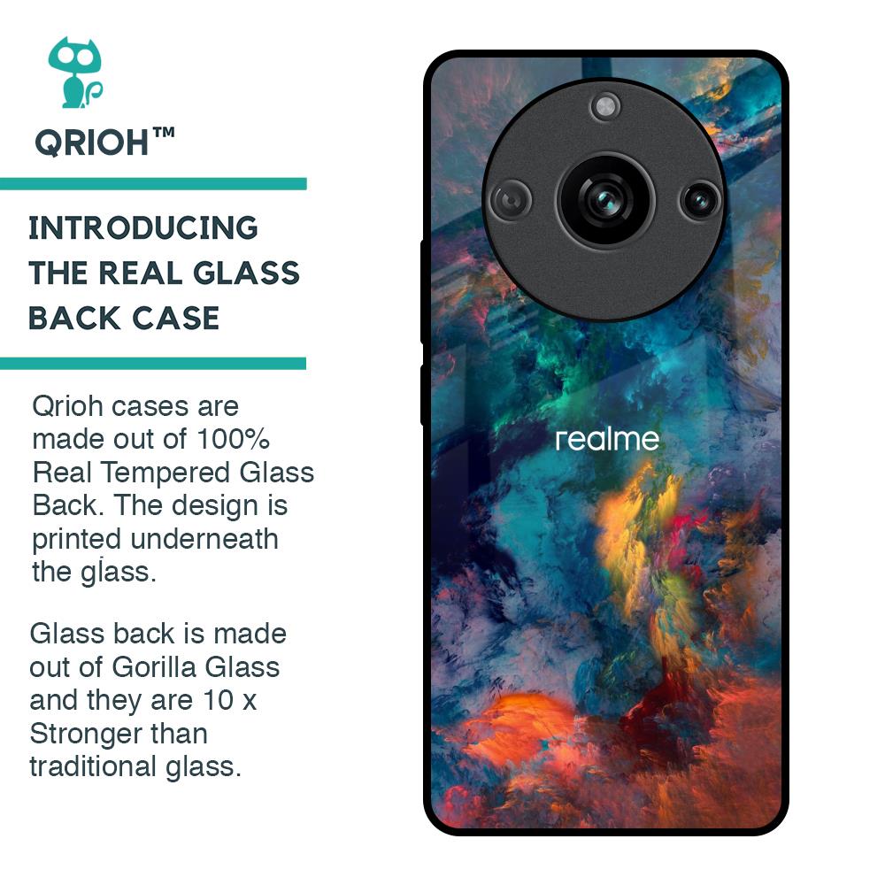 Colored Storm Glass Case for Realme 11 Pro 5G