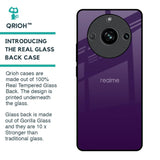 Dark Purple Glass Case for Realme 11 Pro 5G