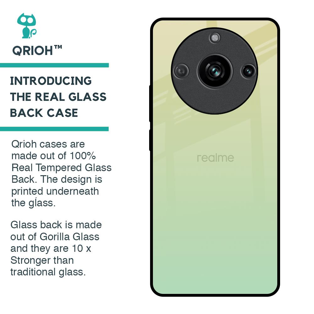 Mint Green Gradient Glass Case for Realme 11 Pro 5G