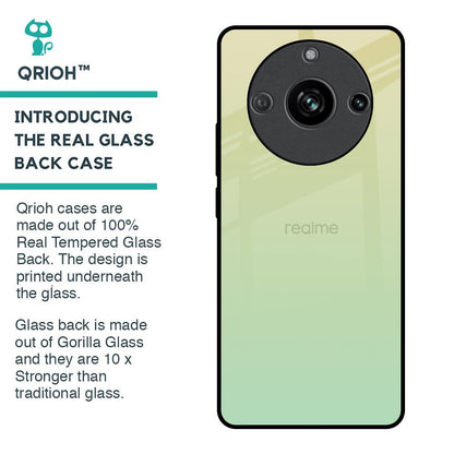 Mint Green Gradient Glass Case for Realme 11 Pro 5G