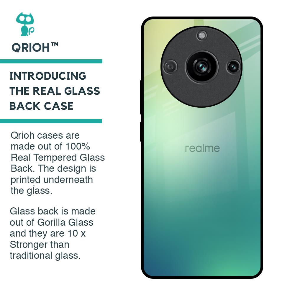 Dusty Green Glass Case for Realme 11 Pro 5G