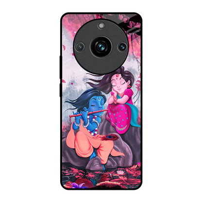 Radha Krishna Art Realme 11 Pro Plus 5G Glass Back Cover Online